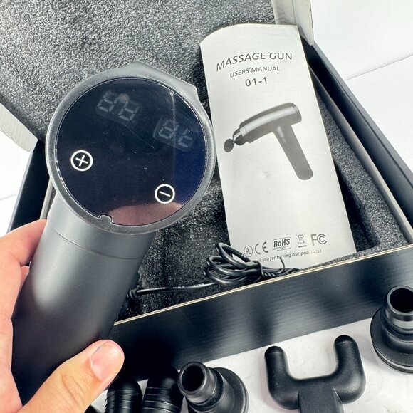 Massage Gun 30-Speed Deep Tissue Massager LCD Display – Unused Open Box - Picture 4 of 7